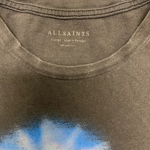ALLSAINTS Men’s XL Arcade Video Games Crew Graphic T Shirt 100% Cotton - Picture 3 of 3